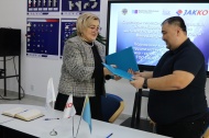 The signing of a memorandum of cooperation with the Karaganda Technical and Construction College